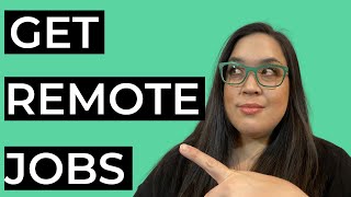 HOW TO WRITE A RESUME TO GET REMOTE JOBS  HOW TO GET REMOTE JOBS [upl. by Einnij]