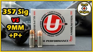 Is It REALLY That Much BETTER357 Sig vs 9MM P SelfDefense AMMO Test [upl. by Gilbart]