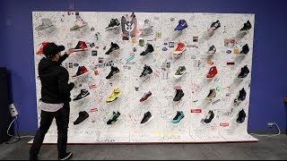 LAS VEGAS SNEAKER WALL WORTH 50000 [upl. by Domineca456]