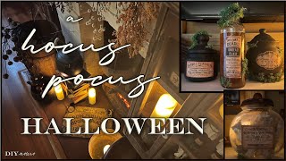 apothecary HALLOWEEN decor DIY WITH ME cottage witch aesthetic [upl. by Oicnedurp]