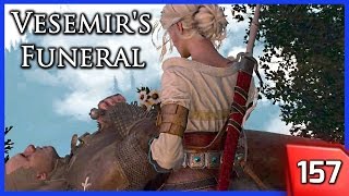 The Witcher 3 ► Vesemirs Funeral 157 [upl. by Elleuqar]