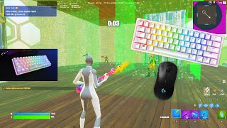 Razer Huntsman Mini Keyboard Sounds ASMR Box Fights Fortnite 240FPS 4K [upl. by Leelah]