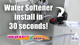 Water Softener Install  Quick 30 second demo [upl. by Lovett404]