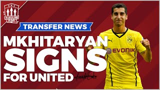 Mkhitaryan SIGNS Manchester United Transfer news [upl. by Ayanahs582]