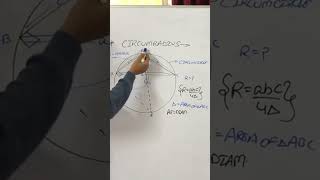 Circumradius inradius Circumradius and Inradius Circumcircle and Incircle formula derivation [upl. by Tjaden]