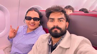 दिल्ली से वाराणसी शूट खतम हो गया 😍 घर आ रहे है Adarsh Yadav style vlog airindia [upl. by Lehte]