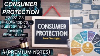 Consumer Protection Class 12 Concise Notes [upl. by Onfroi129]