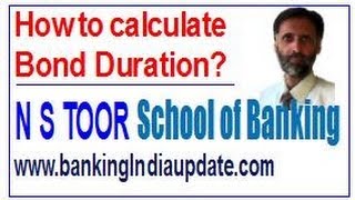 How to calculate Bond Duration [upl. by Carrissa317]