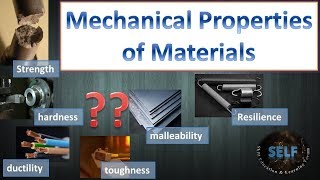 Mechanical Properties of Materials  Engineering Material Properties [upl. by Nnoryt]