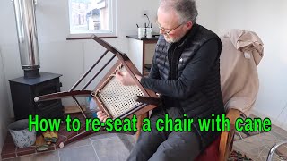 How to Reseat a Chair with Cane [upl. by Ares249]