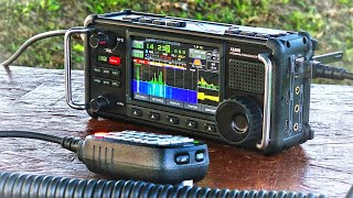 New XIEGU X6200  SDR Ultra Portable HF transceiver review comparison measurements [upl. by Johppa]