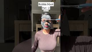 Bubble Mask😳trending ytshortsindia viralshort beautyhacks funny glowingskin india skincare [upl. by Ludwigg]