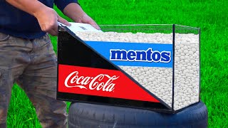 🟢Coca Cola vs MENTOS and Baking Soda [upl. by Ewold]