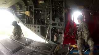 CH47 Chinook Flight EOU ROTC [upl. by Lina]