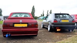 FLAME WAR  BMW E30 vs VW Golf GTi [upl. by Lyndel653]