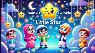 Twinkle Twinkle Little Star⭐🌟💫  A Classic Lullaby part 2  kids poem video [upl. by Olifoet]