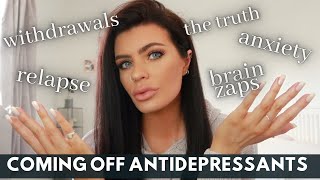 Coming Off AntiDepressants 💊😵‍💫  My Experience [upl. by Lenad]