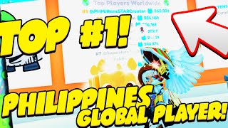 HITTING TOP 1 GLOBAL PHILIPPINES Player WORLDWIDE In Pet Simulator X with Full TEAM of NFT PETS [upl. by Trebeh]