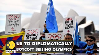 US to boycott Beijing Winter Olympics diplomatically in protest against Chinas Human Rights abuses [upl. by Johm170]