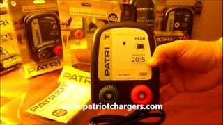 Patriot PE5B electric fence charger that operates on batteries [upl. by Lunsford]