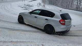 BMW e87 snow drift [upl. by Walliw550]