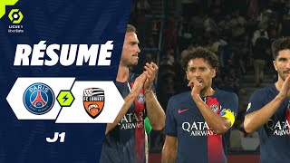 PARIS SAINTGERMAIN  FC LORIENT 0  0  Résumé  PSG  FCL  20232024 [upl. by Indira755]