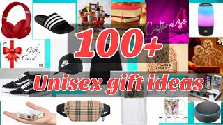 100 UNISEX GIFT IDEAS  GIFT IDEAS FOR HIM HER [upl. by Enelear343]