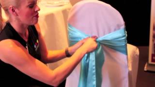 How to tie a Bow on a chair [upl. by Bauer]