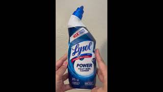 Lysol Toilet Bowl Cleaner Power [upl. by Lewendal]