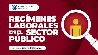 Regímenes Laborales en el Sector Público [upl. by Elleon]