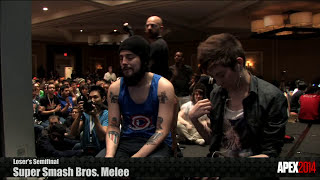 Super Smash Bros Melee Top 8 Mango vs Leffen  Apex 2014 Tournament [upl. by Innus15]