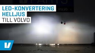 LEDkonvertering till helljuset på Volvo [upl. by Eimmot]