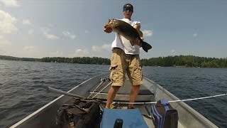 Bass Fishing in the Adirondacks [upl. by Anibas]