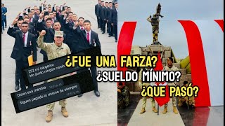 ¿Qué Pasó con el SUELDO MÍNIMO para la TROPA del Servicio Militar [upl. by Trstram]