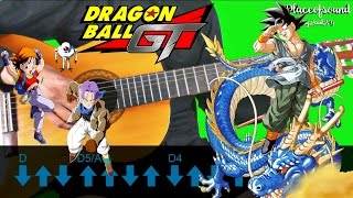 Caprichosa Eres Tú  Dragón Ball GT Tutorial de Guitarra [upl. by Whelan]