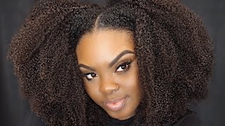 THE MOST UNDETECTABLE WIG EVER  Coily UPart Wig Review  HERGIVENHAIR  JOYNAVON [upl. by Afihtan400]