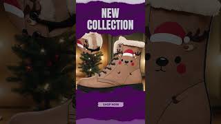 New Christmas Winter Boots Collection  Stay Cozy amp Stylish This Holiday Season ❄️🎄 [upl. by Oiram]