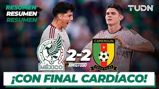 Resumen y goles  México 22 Camerún  Amsitoso Internacional 2023  TUDN [upl. by Lyndsey577]