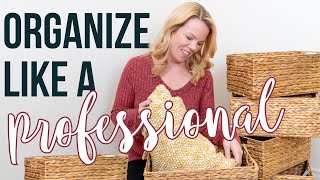 How to Organize Your Home like a Professional Organizer [upl. by Opiuuk]