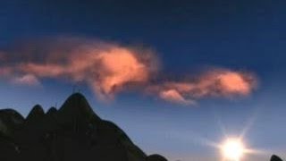 Animated View of Noctilucent Cloud [upl. by Ueih207]