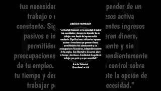 Libertad financiera 2024 tristanhache motivacion finanzas crecimientopersonal [upl. by Xuerd]