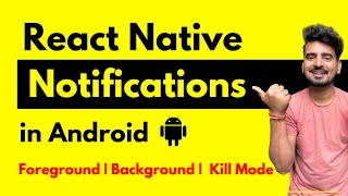 React Native Notifications  Android  in all Mode 🔥  in Hindi  Engineer Codewala [upl. by Ahsilav]