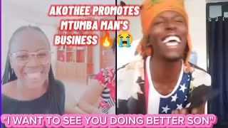 EMOTIONAL😭AKOTHEE PROMOTES MTUMBA MANS BUSINESS amp BUYS FOT HER FUNS GIFTS🔥❤ [upl. by Schilt518]