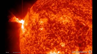 5032013  M57 Solar Flare  Eastern Limb  not earth directed [upl. by Nels3]