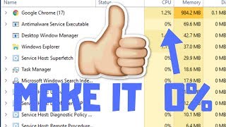 Antimalware Service Executable MsMpEngexe High CPU usage Fix on windows 10 [upl. by Ariamo]