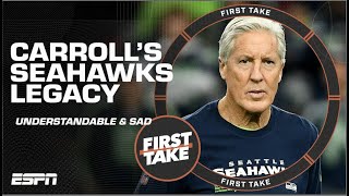 Pete Carroll’s Seahawks departure is SAD but UNDERSTANDABLE  First Take [upl. by Marquita]