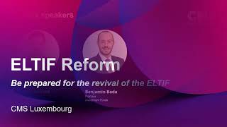 ELTIFR reform be prepared for the revival of the ELTIF [upl. by Ailime]