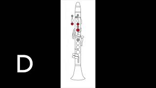 CLARINET Beginner Hot Cross Buns [upl. by Dawna]