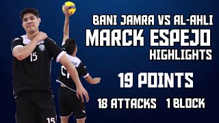 Marck Espejo Highlights vs Al Ahli  Bahrain League HD [upl. by Aerdnaek]