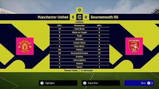 Manchester United vs Bournemouth PES 25 [upl. by Ecela]